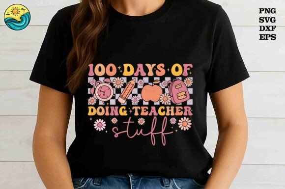 100 Days SVG: Graphics for T-Shirt Designs