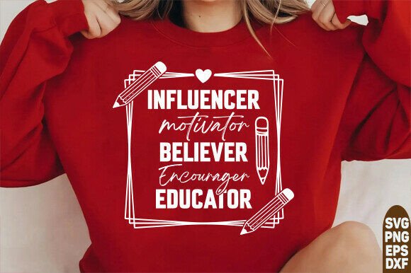 Educator Svg, Png: Graphics for T-Shirt Designs