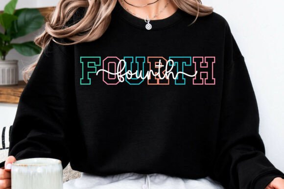 Fourth Grade Teacher Shirt Graphics & T-Shirt Designs
