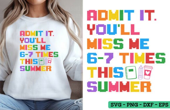 Funny Summer Teacher Graphics for T-Shirt Designs