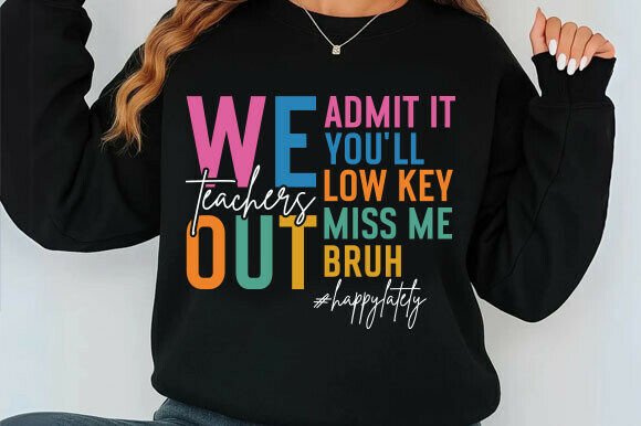 Funny Teacher Bruh SVG: Graphics for T-Shirt Designs