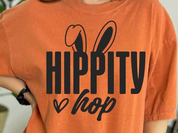 Hippity Hop SVG & PNG for T-Shirt Designs