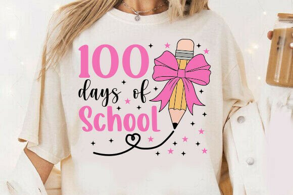 Pencil Coquette Bow Svg: Graphics for T-Shirt Designs