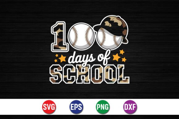 Review: 100 Days of School Baseball SVG for Embroidery