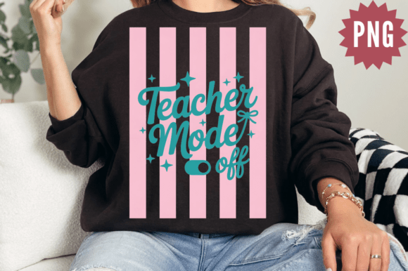 Reviewing Teacher Mode Off Summer PNG for Embroidery