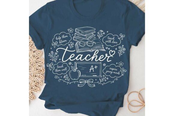 Teacher Appreciation SVG: Graphics for T-Shirt Designs