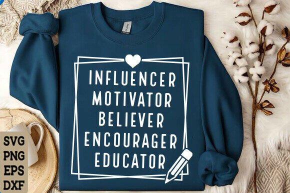 Teacher Appreciation SVG: Graphics for T-Shirt Designs